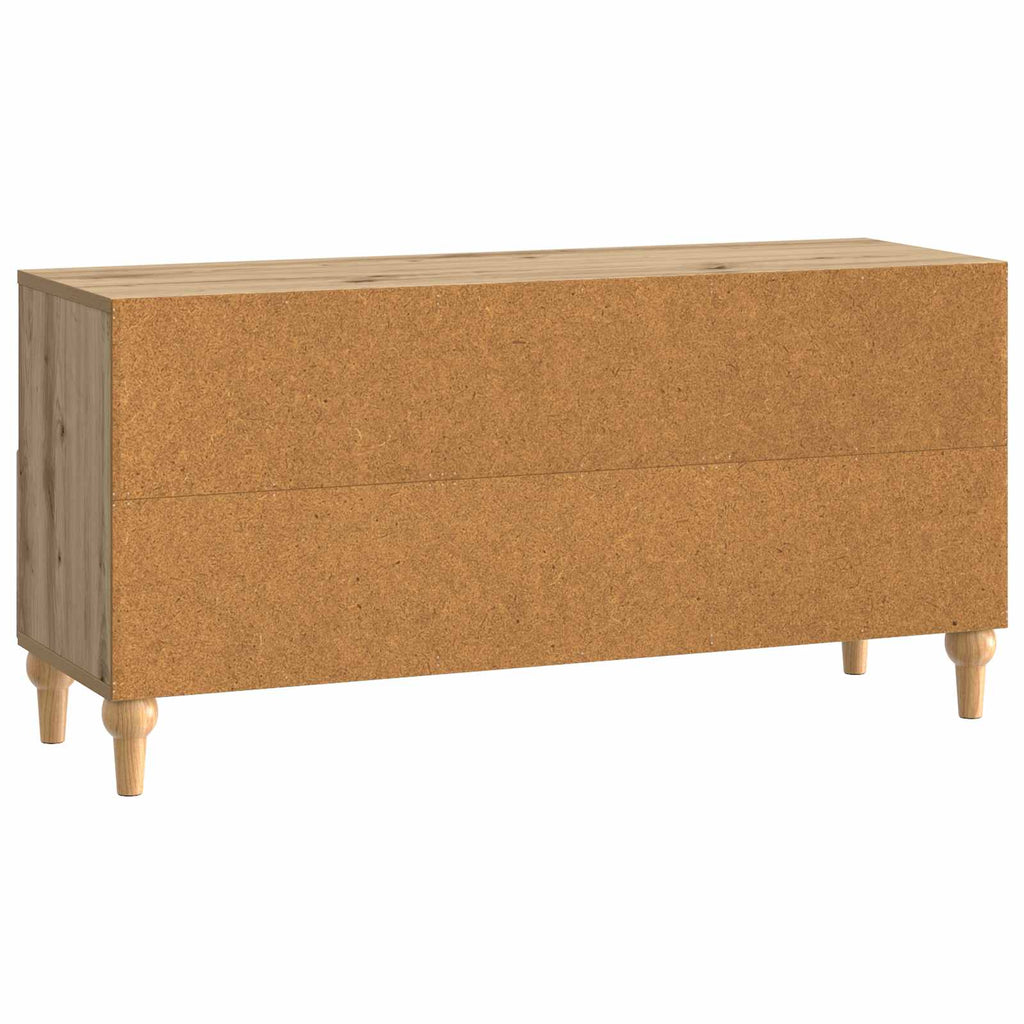 vidaXL Szafka pod telewizor Dąb Rzemieślniczy 102 x 34,5 x 50 cm