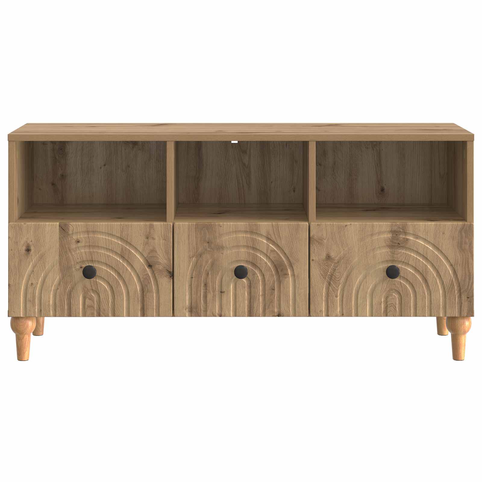 vidaXL Szafka pod telewizor Dąb Rzemieślniczy 102 x 34,5 x 50 cm