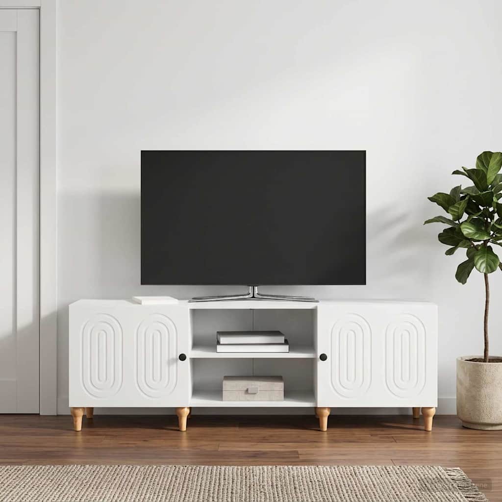 vidaXL Szafka pod telewizor Biały 150 x 31 x 50 cm Drewno inżynieryjne