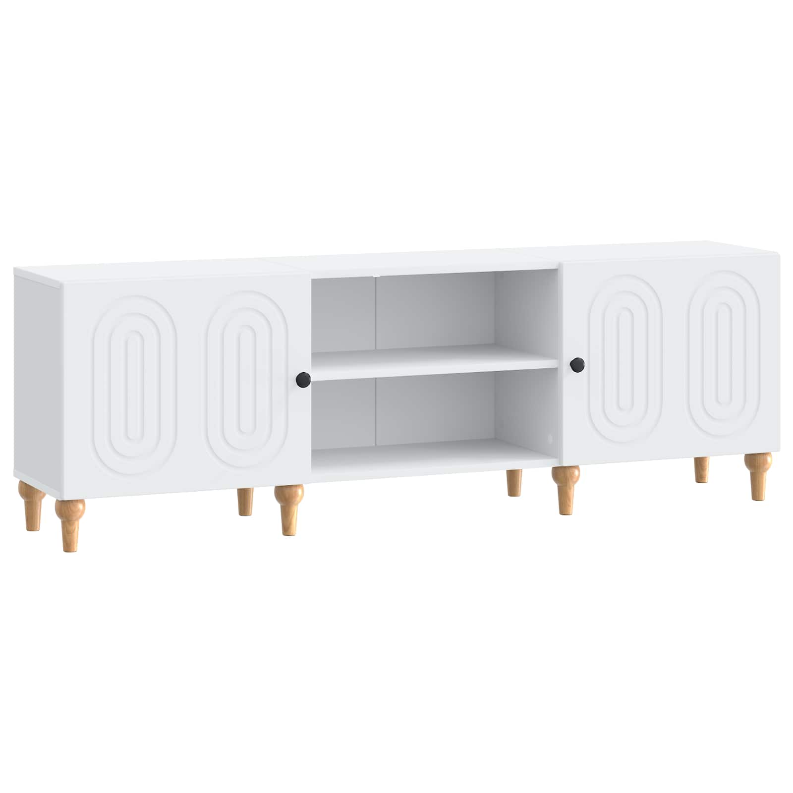 vidaXL Szafka pod telewizor Biały 150 x 31 x 50 cm Drewno inżynieryjne