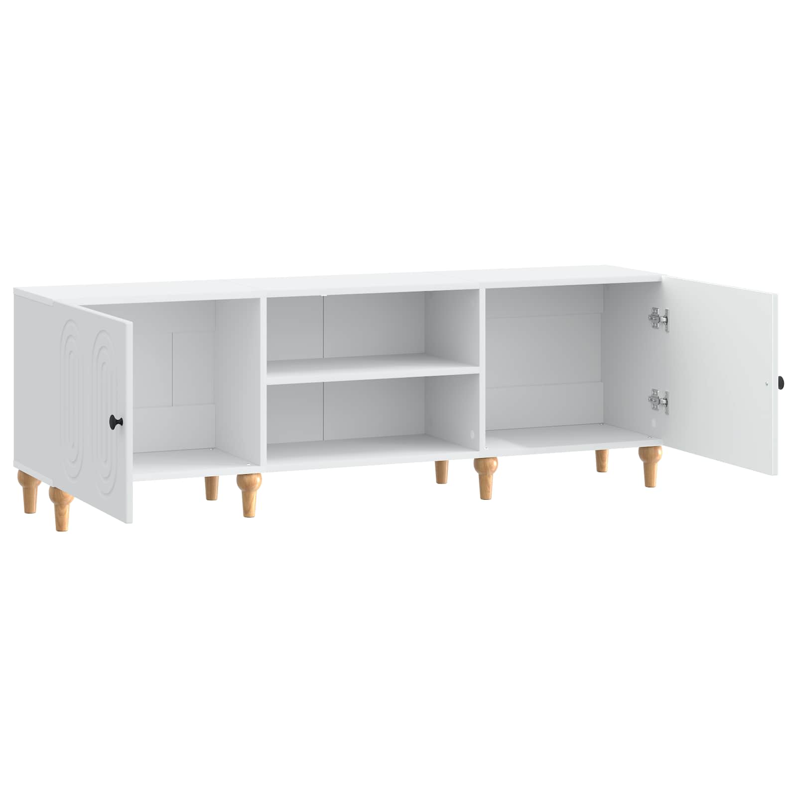 vidaXL Szafka pod telewizor Biały 150 x 31 x 50 cm Drewno inżynieryjne