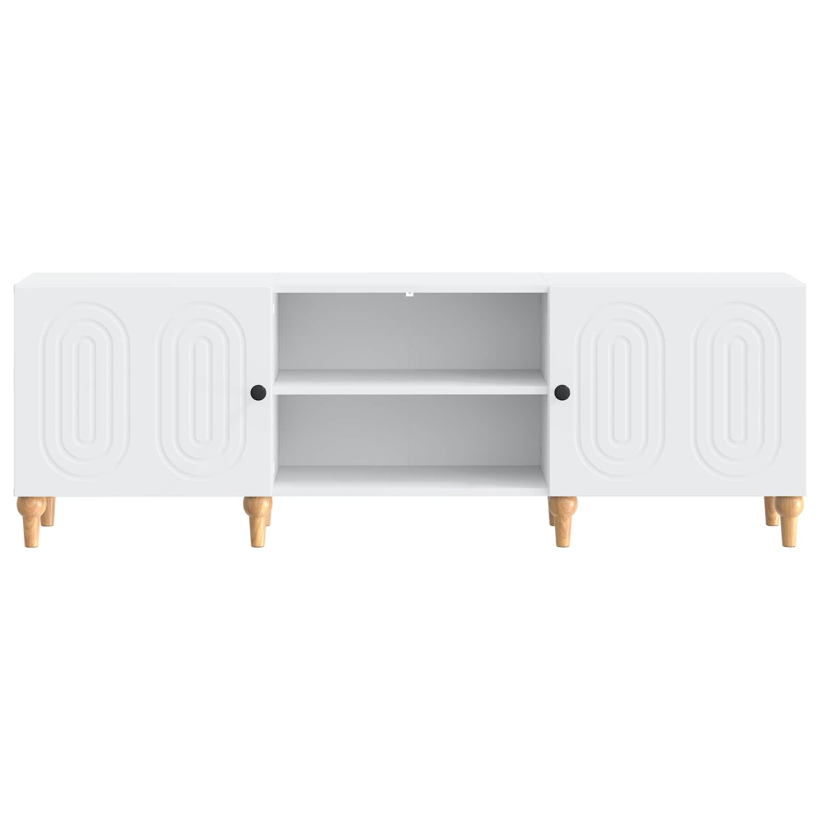 vidaXL Szafka pod telewizor Biały 150 x 31 x 50 cm Drewno inżynieryjne