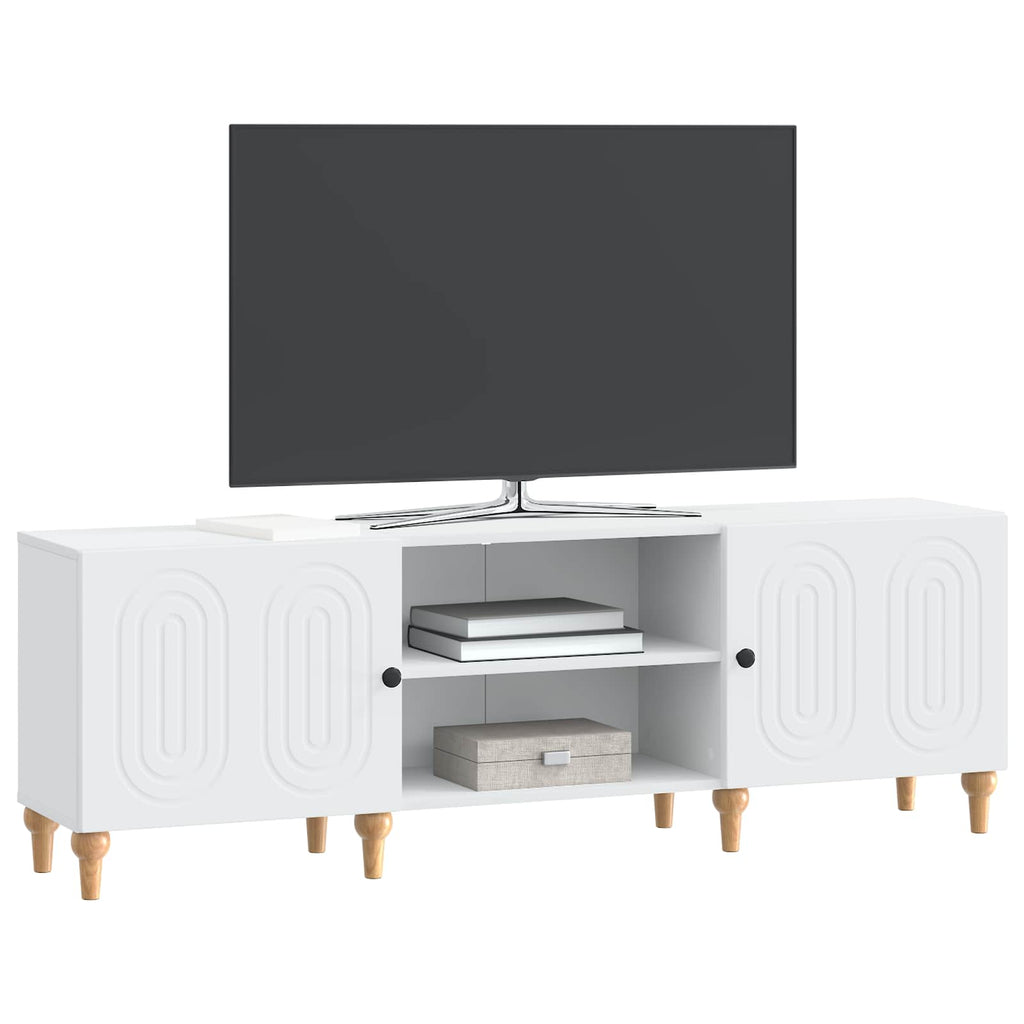 vidaXL Szafka pod telewizor Biały 150 x 31 x 50 cm Drewno inżynieryjne