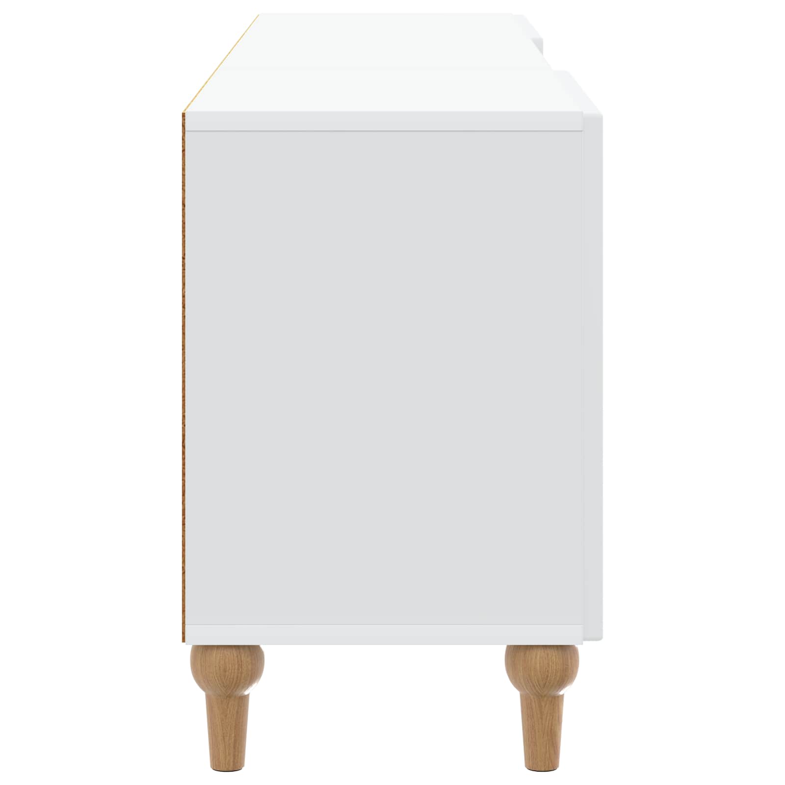 vidaXL Szafka pod telewizor Biały 150 x 31 x 50 cm Drewno inżynieryjne