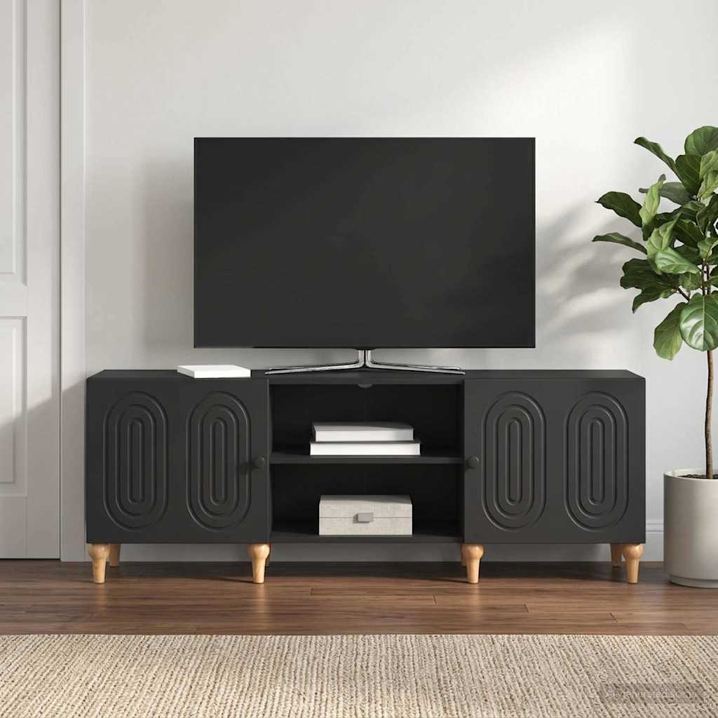 vidaXL Szafka pod telewizor Czarny 150 x 31 x 50 cm