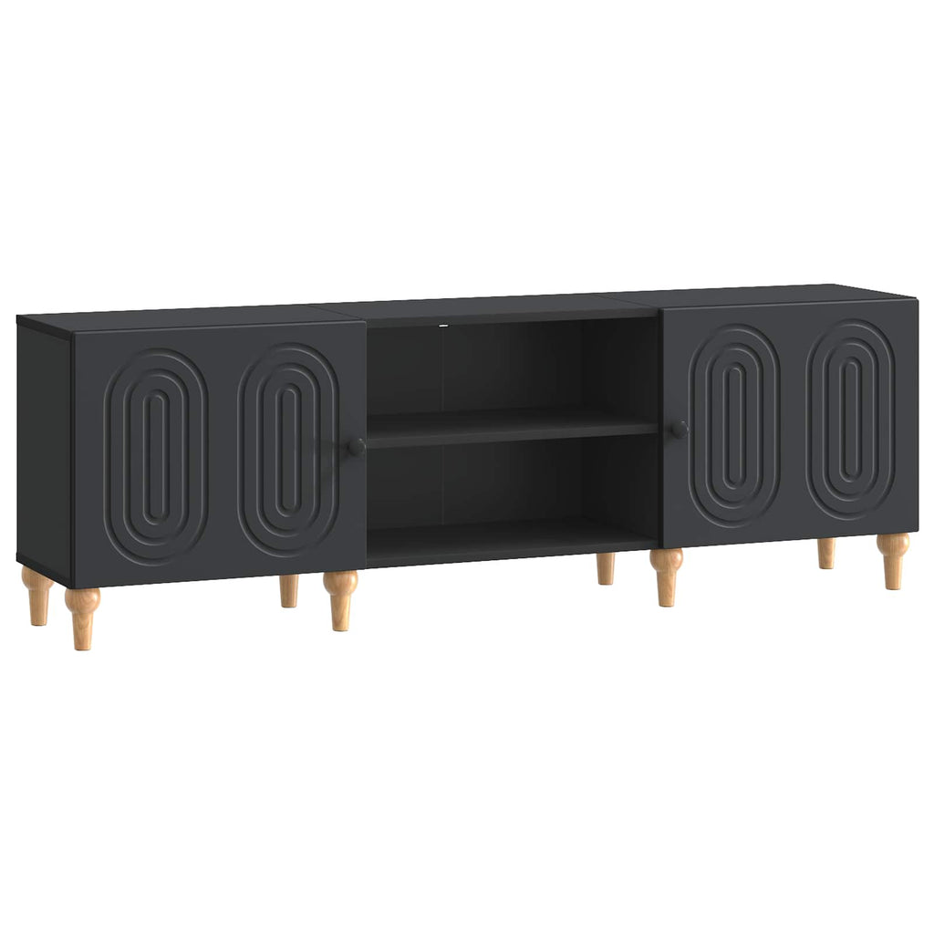vidaXL Szafka pod telewizor Czarny 150 x 31 x 50 cm