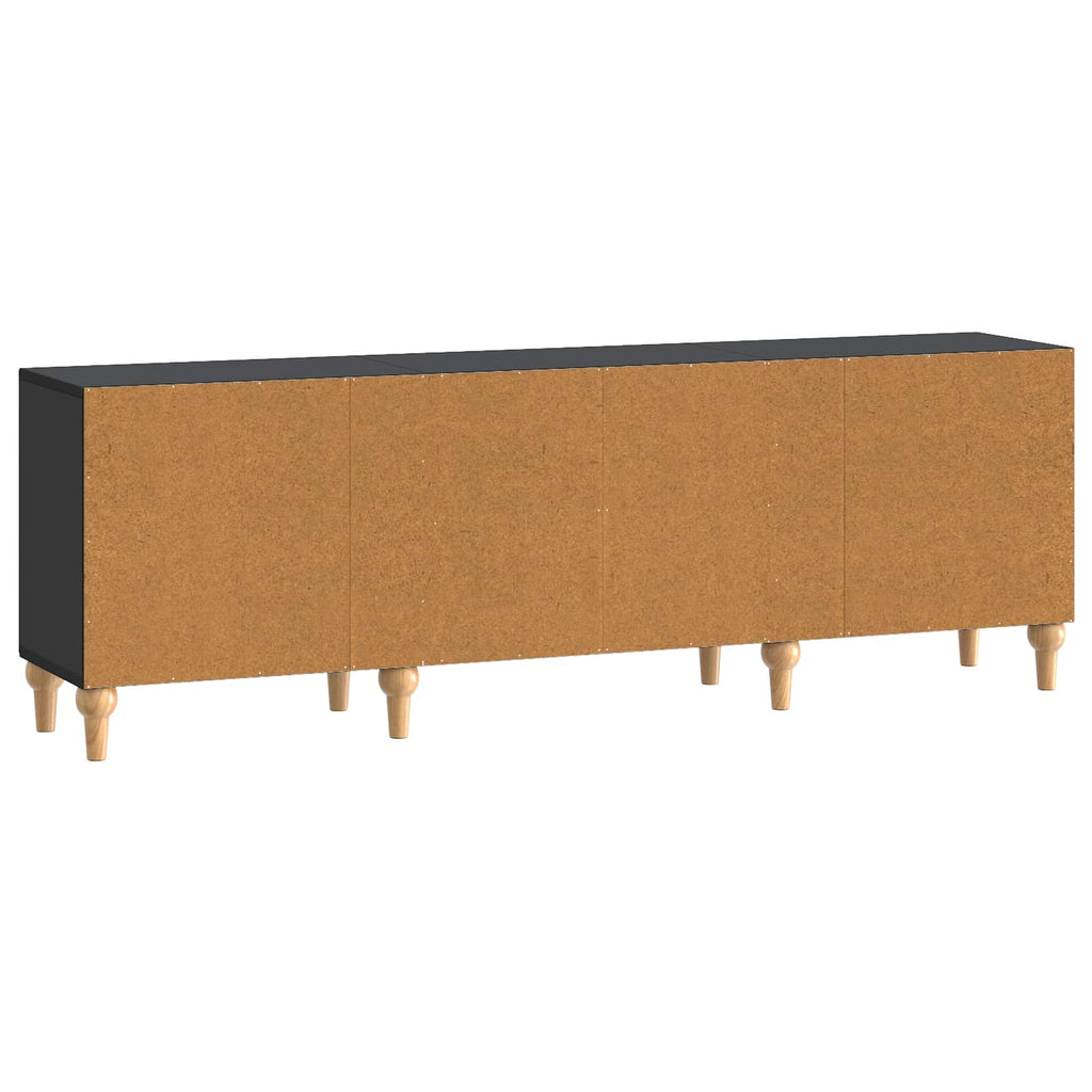 vidaXL Szafka pod telewizor Czarny 150 x 31 x 50 cm