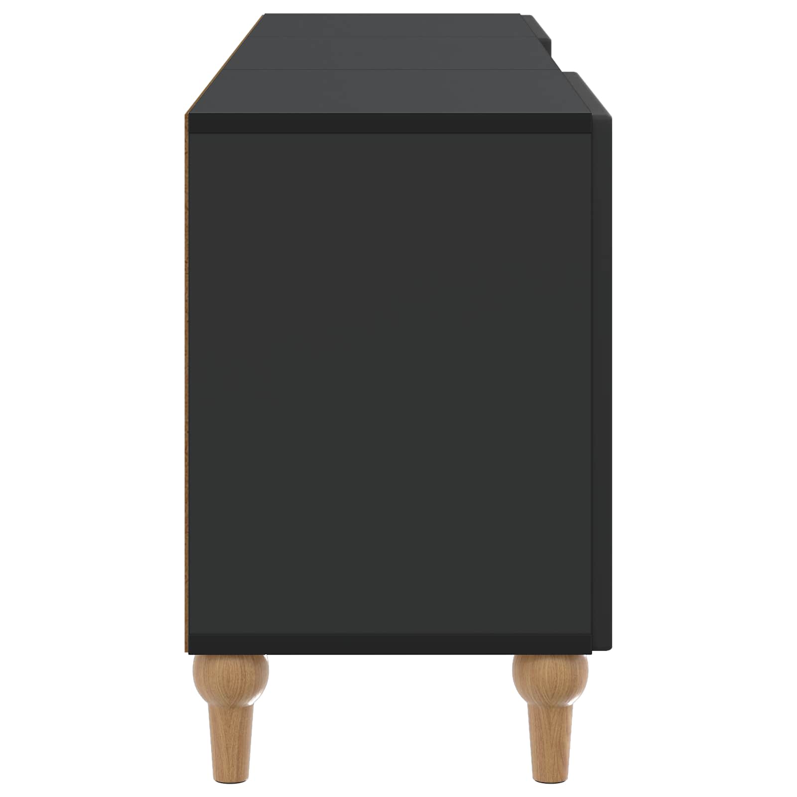 vidaXL Szafka pod telewizor Czarny 150 x 31 x 50 cm