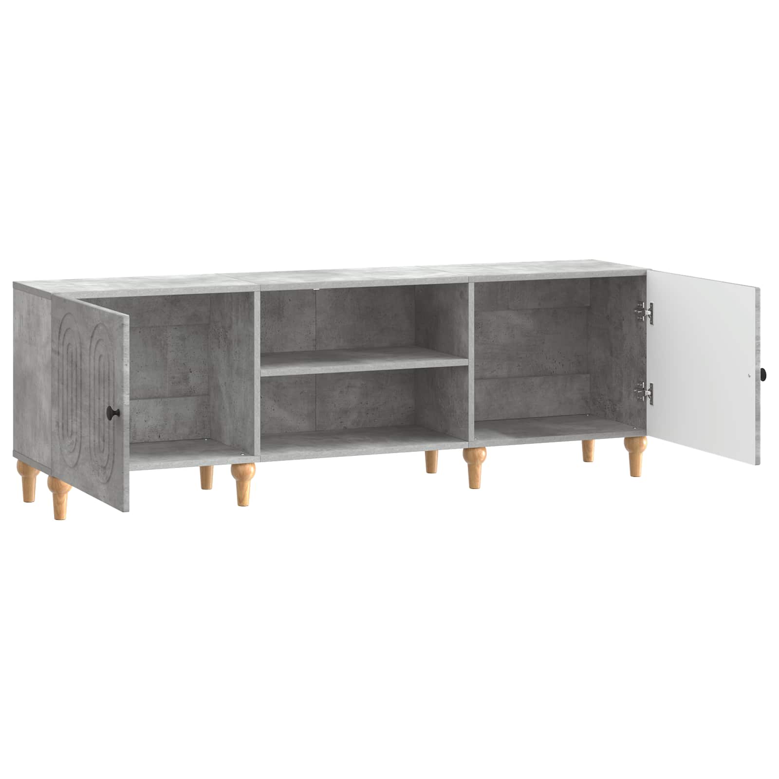 vidaXL Szafka pod telewizor Betonowy szary 150 x 31 x 50 cm
