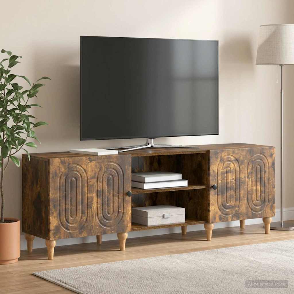 vidaXL Szafka pod telewizor Dąb wędzony 150 x 31 x 50 cm