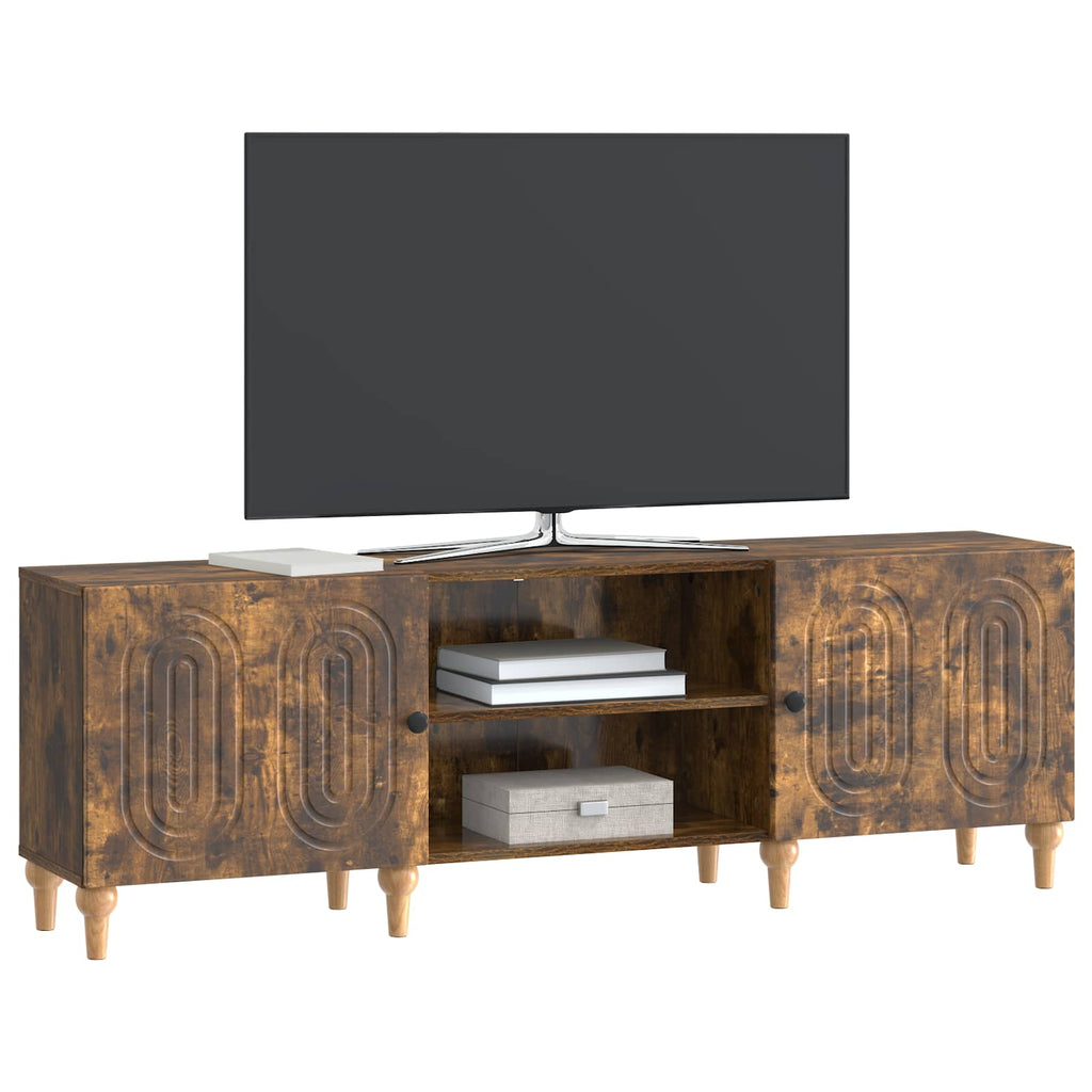 vidaXL Szafka pod telewizor Dąb wędzony 150 x 31 x 50 cm