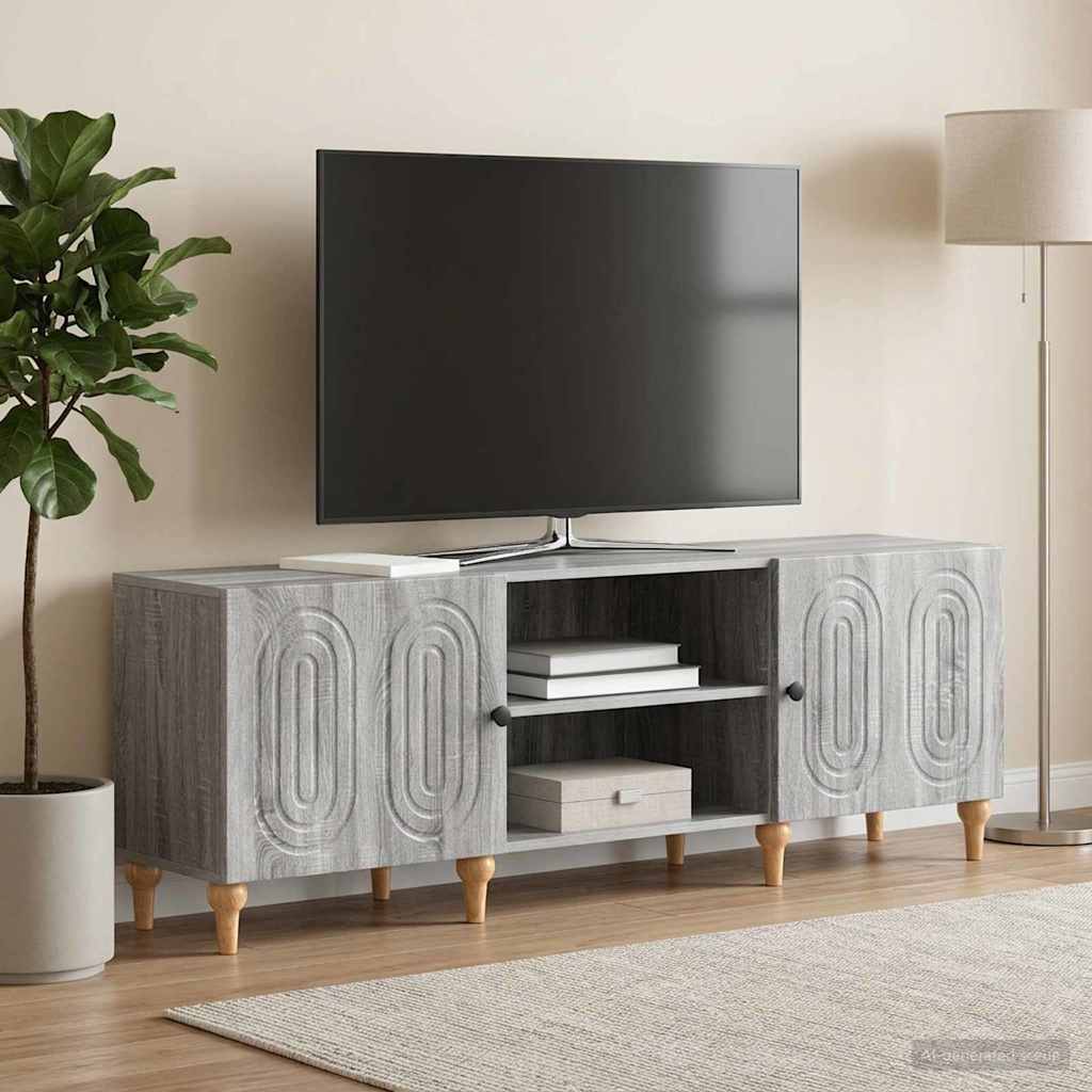 vidaXL Szafka pod telewizor Szary Sonoma 150 x 31 x 50 cm