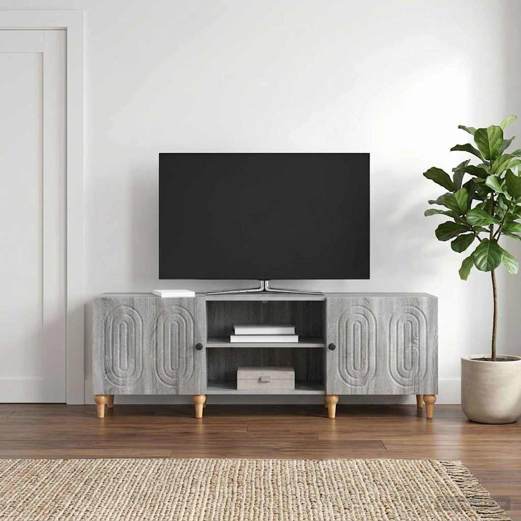 vidaXL Szafka pod telewizor Szary Sonoma 150 x 31 x 50 cm