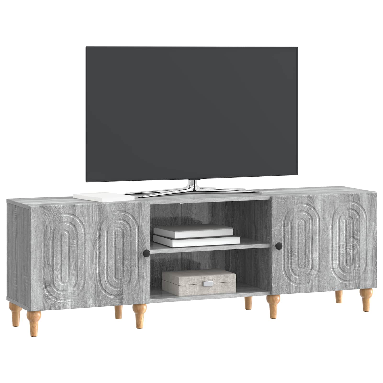 vidaXL Szafka pod telewizor Szary Sonoma 150 x 31 x 50 cm