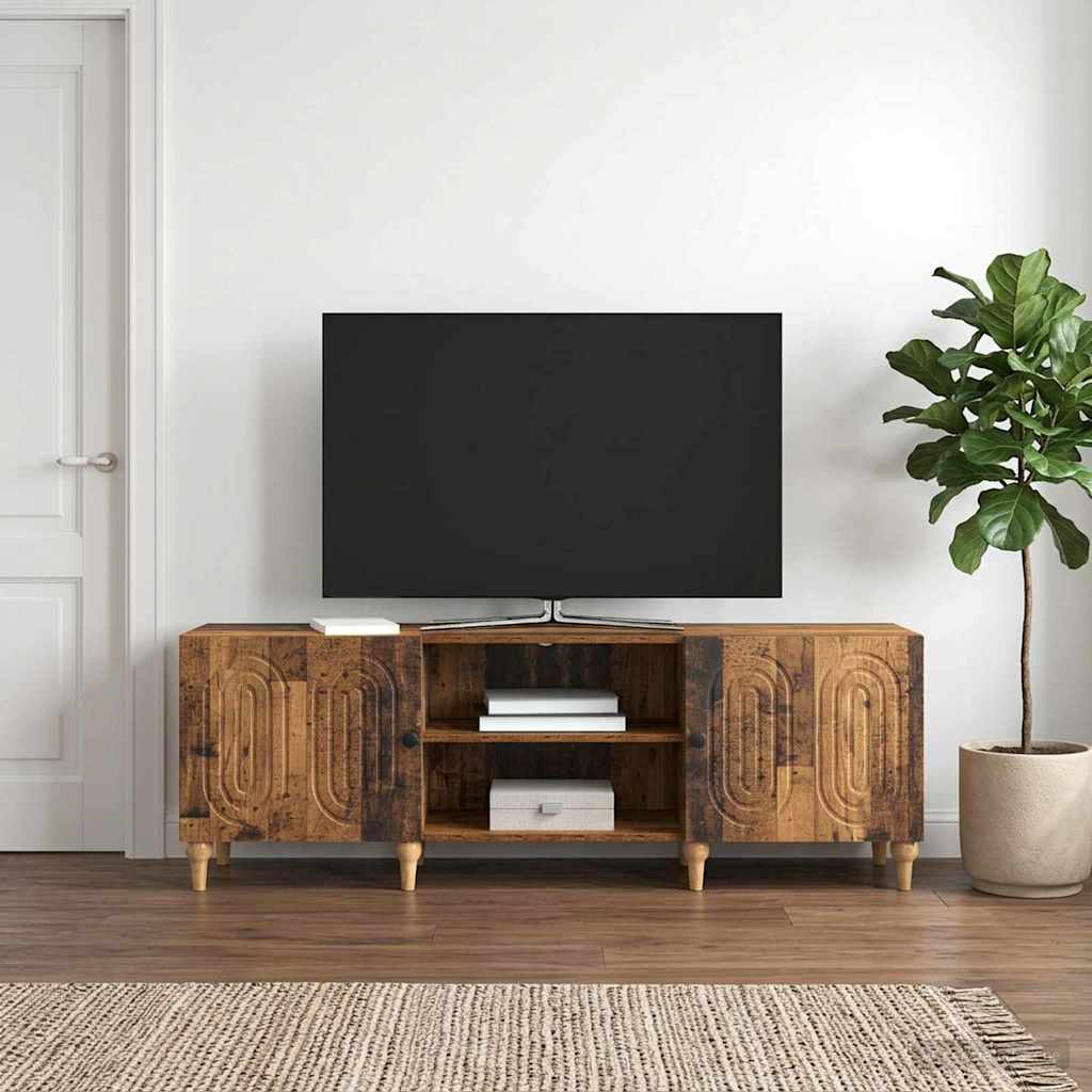 vidaXL Szafka pod telewizor Stare drewno 150 x 31 x 50 cm