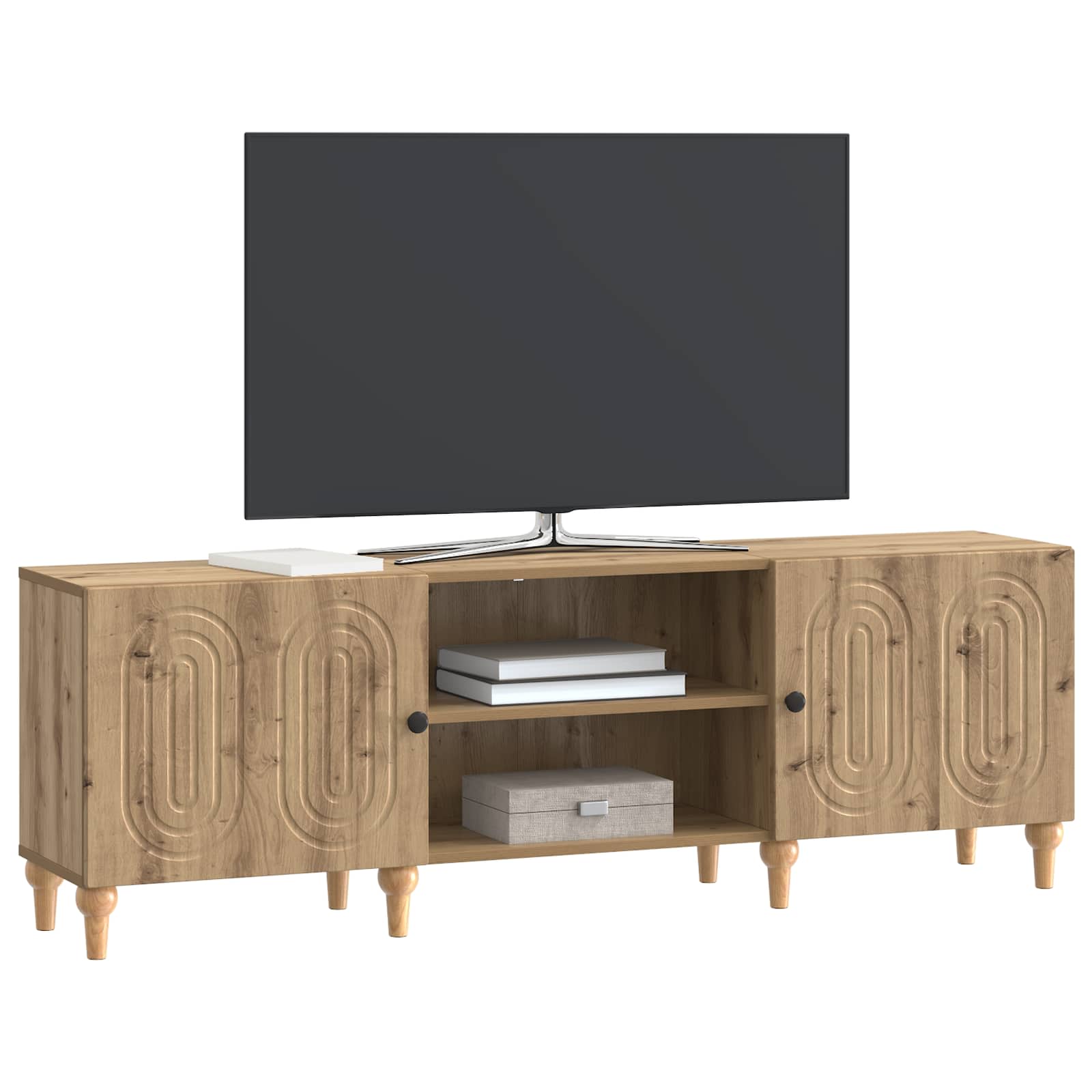 vidaXL Szafka pod telewizor Dąb artisan 150 x 31 x 50 cm