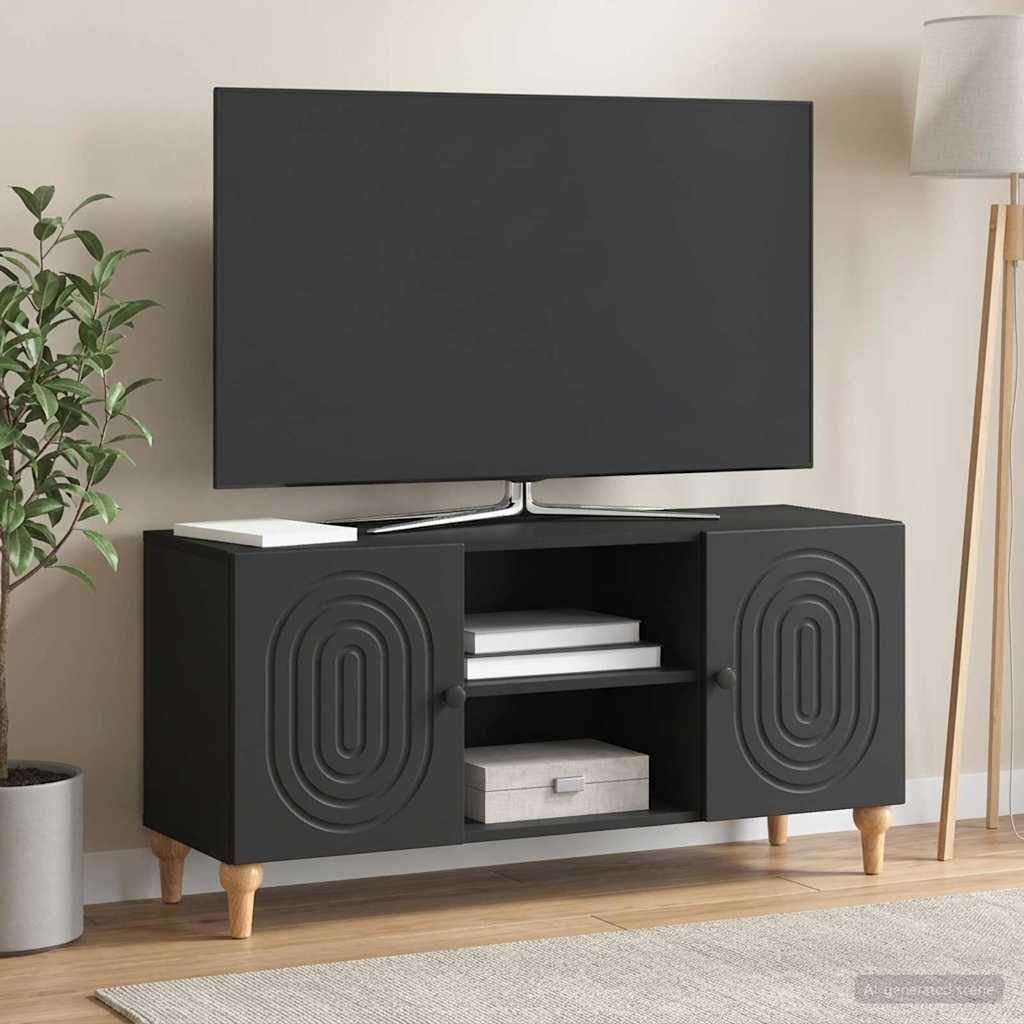 vidaXL Szafka pod telewizor Czarny 102 x 34,5 x 50 cm