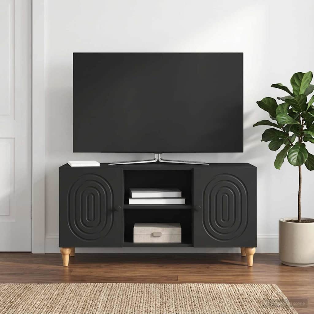 vidaXL Szafka pod telewizor Czarny 102 x 34,5 x 50 cm