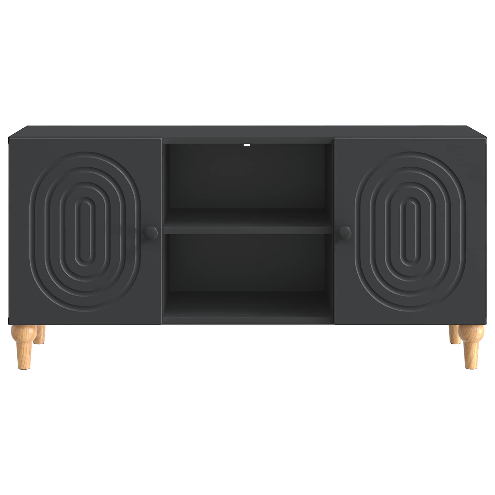 vidaXL Szafka pod telewizor Czarny 102 x 34,5 x 50 cm