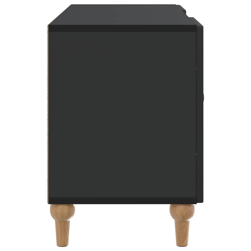 vidaXL Szafka pod telewizor Czarny 102 x 34,5 x 50 cm