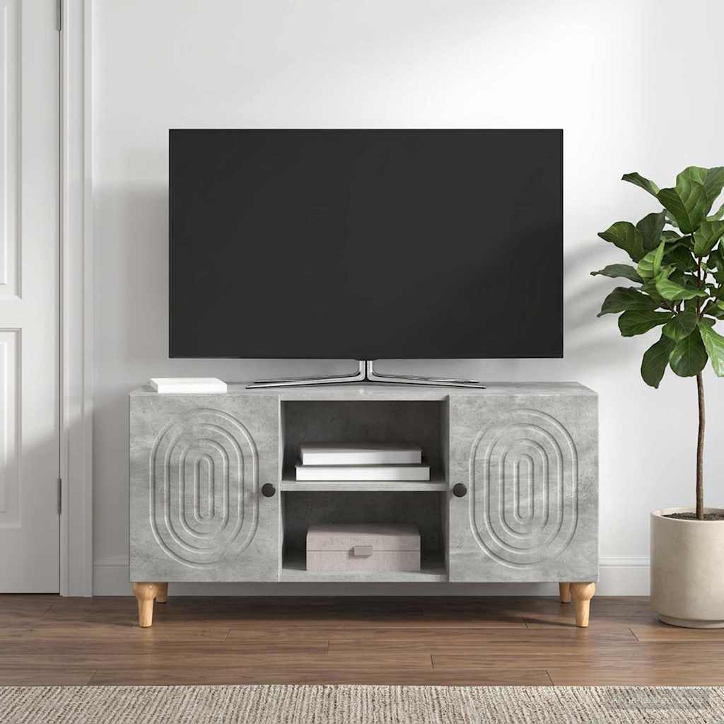 vidaXL Szafka pod telewizor Betonowy szary 102 x 34,5 x 50 cm