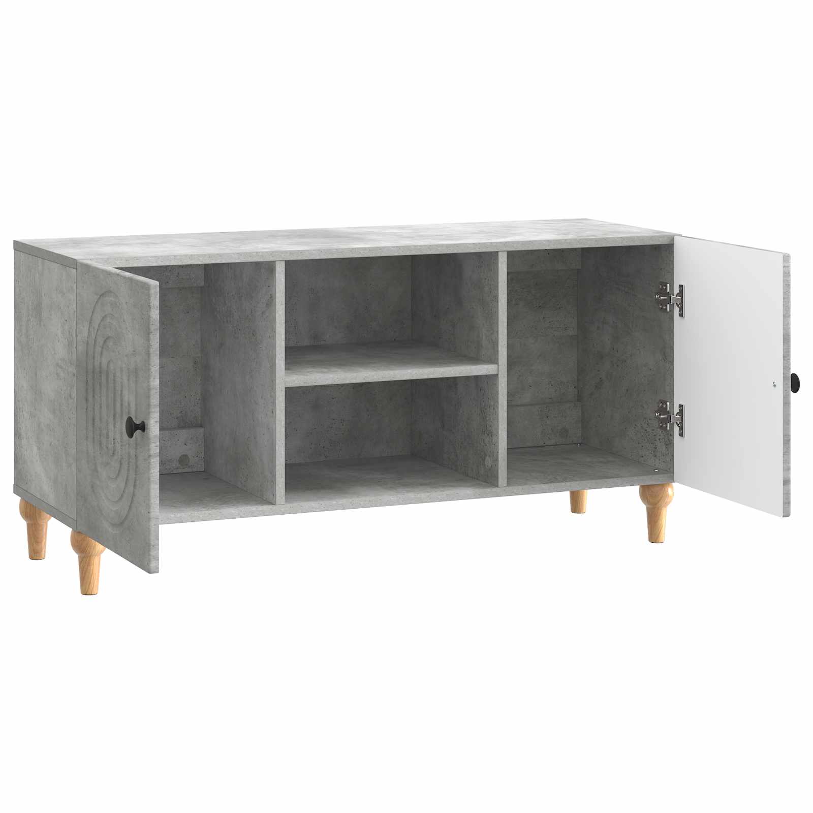 vidaXL Szafka pod telewizor Betonowy szary 102 x 34,5 x 50 cm