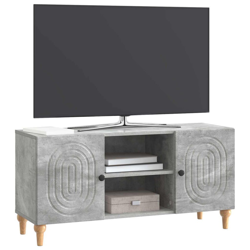 vidaXL Szafka pod telewizor Betonowy szary 102 x 34,5 x 50 cm