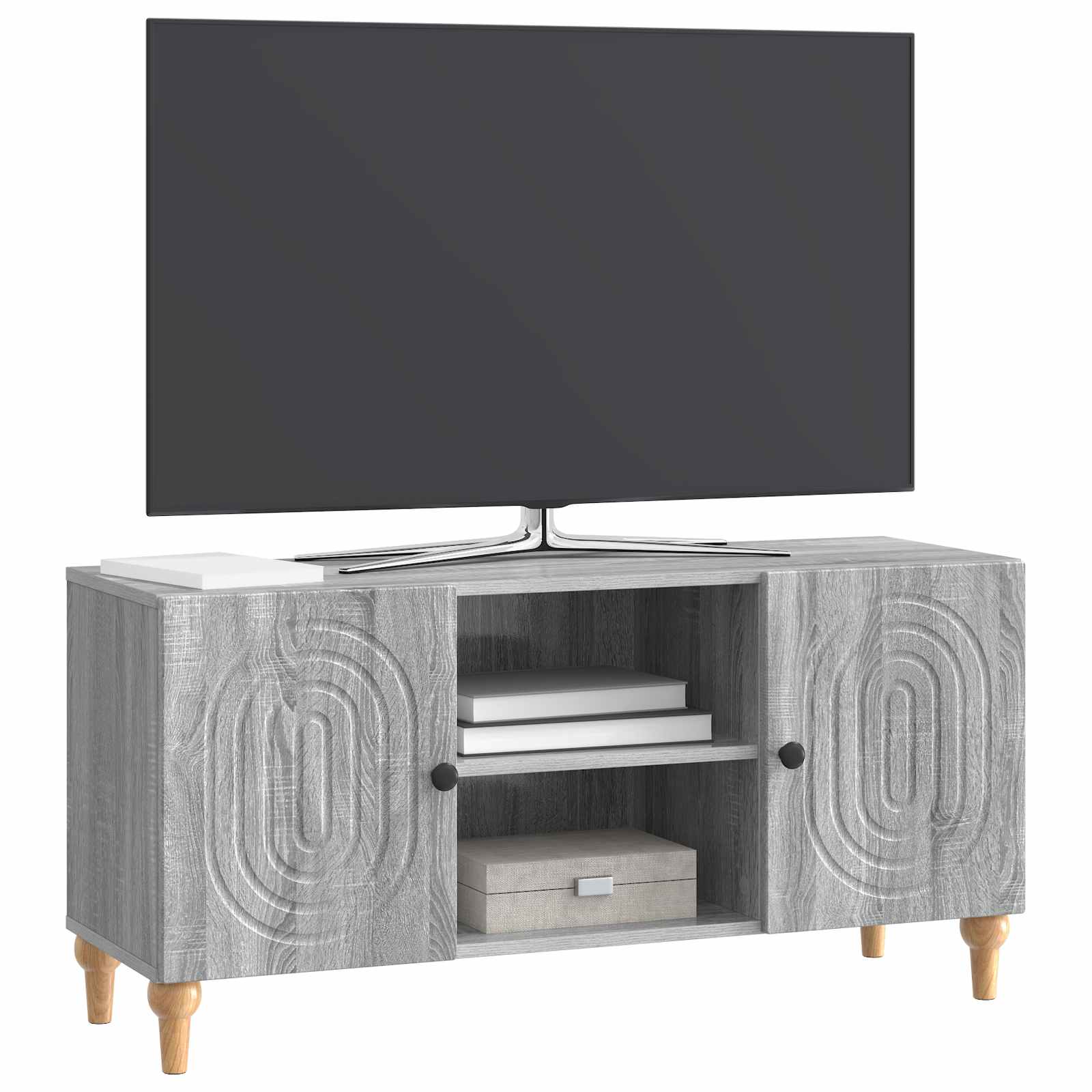 vidaXL Szafka pod telewizor Szary Sonoma 102 x 34,5 x 50 cm