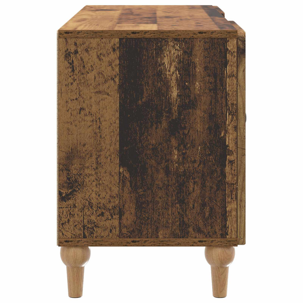 vidaXL Szafka pod telewizor Stare drewno 102 x 34,5 x 50 cm