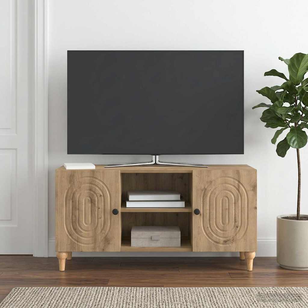 vidaXL Szafka pod telewizor 102 x 34,5 x 50 cm Dąb artisan