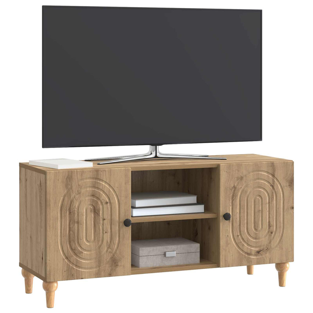vidaXL Szafka pod telewizor Dąb artisan 102 x 34,5 x 50 cm