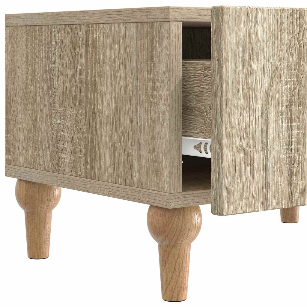 vidaXL Szafka pod telewizor z szufladą dąb Sonoma 147 x 34,5 x 30 cm