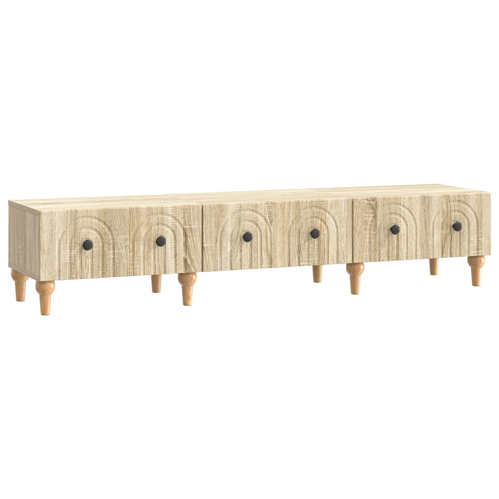 vidaXL Szafka pod telewizor z szufladą dąb Sonoma 147 x 34,5 x 30 cm