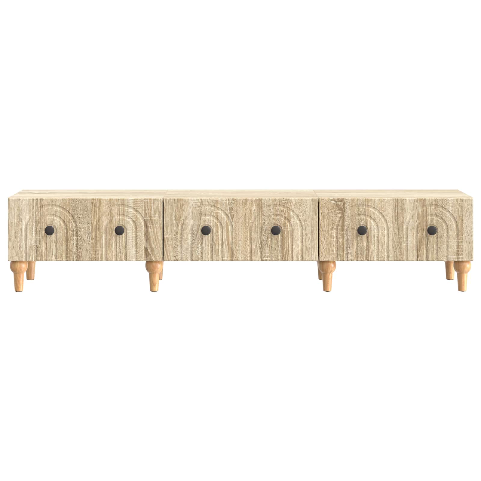 vidaXL Szafka pod telewizor z szufladą dąb Sonoma 147 x 34,5 x 30 cm