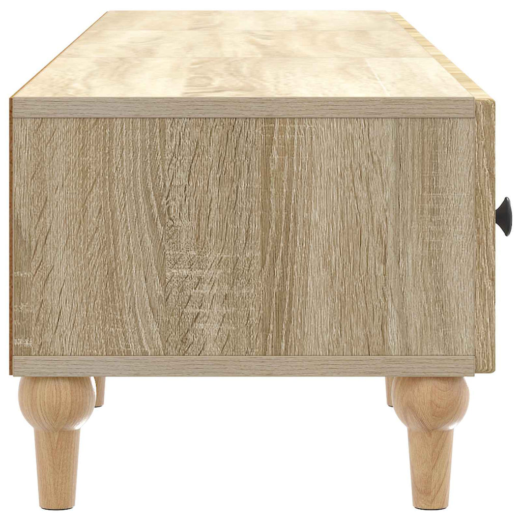 vidaXL Szafka pod telewizor z szufladą dąb Sonoma 147 x 34,5 x 30 cm