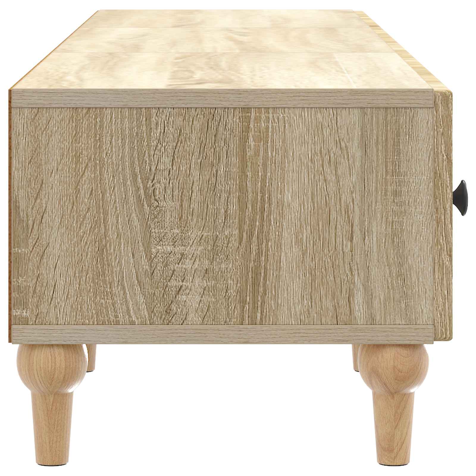 vidaXL Szafka pod telewizor z szufladą dąb Sonoma 147 x 34,5 x 30 cm
