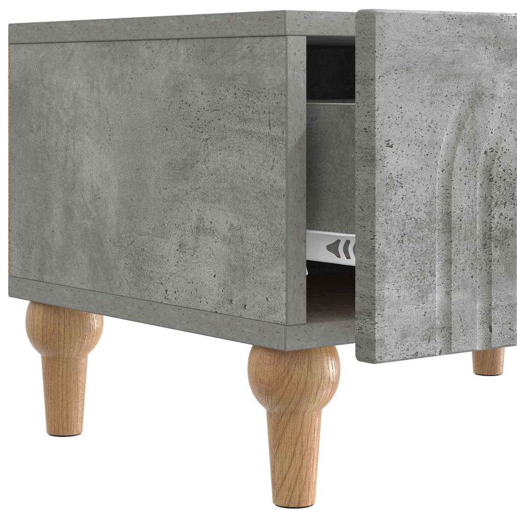 vidaXL Szafka pod telewizor Betonowy szary 147 x 34,5 x 30 cm