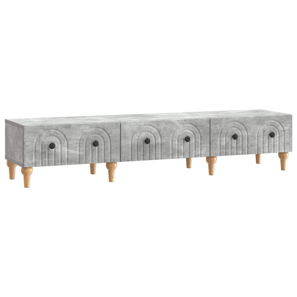 vidaXL Szafka pod telewizor Betonowy szary 147 x 34,5 x 30 cm