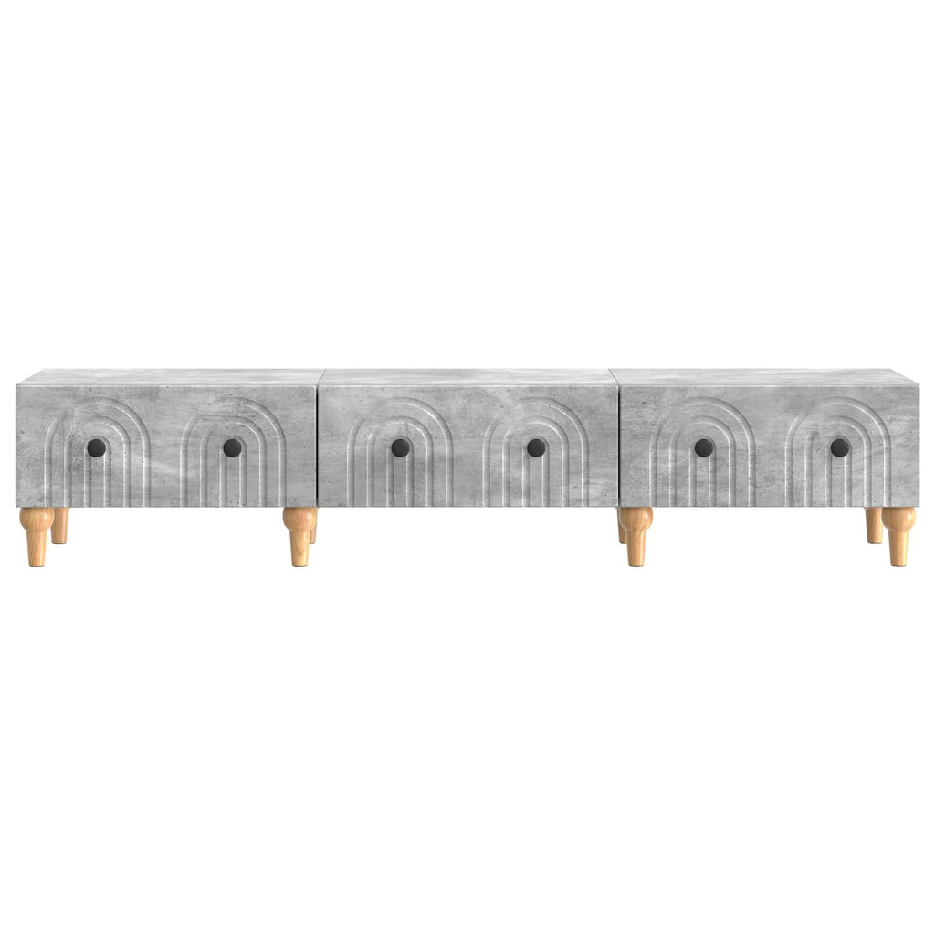 vidaXL Szafka pod telewizor Betonowy szary 147 x 34,5 x 30 cm