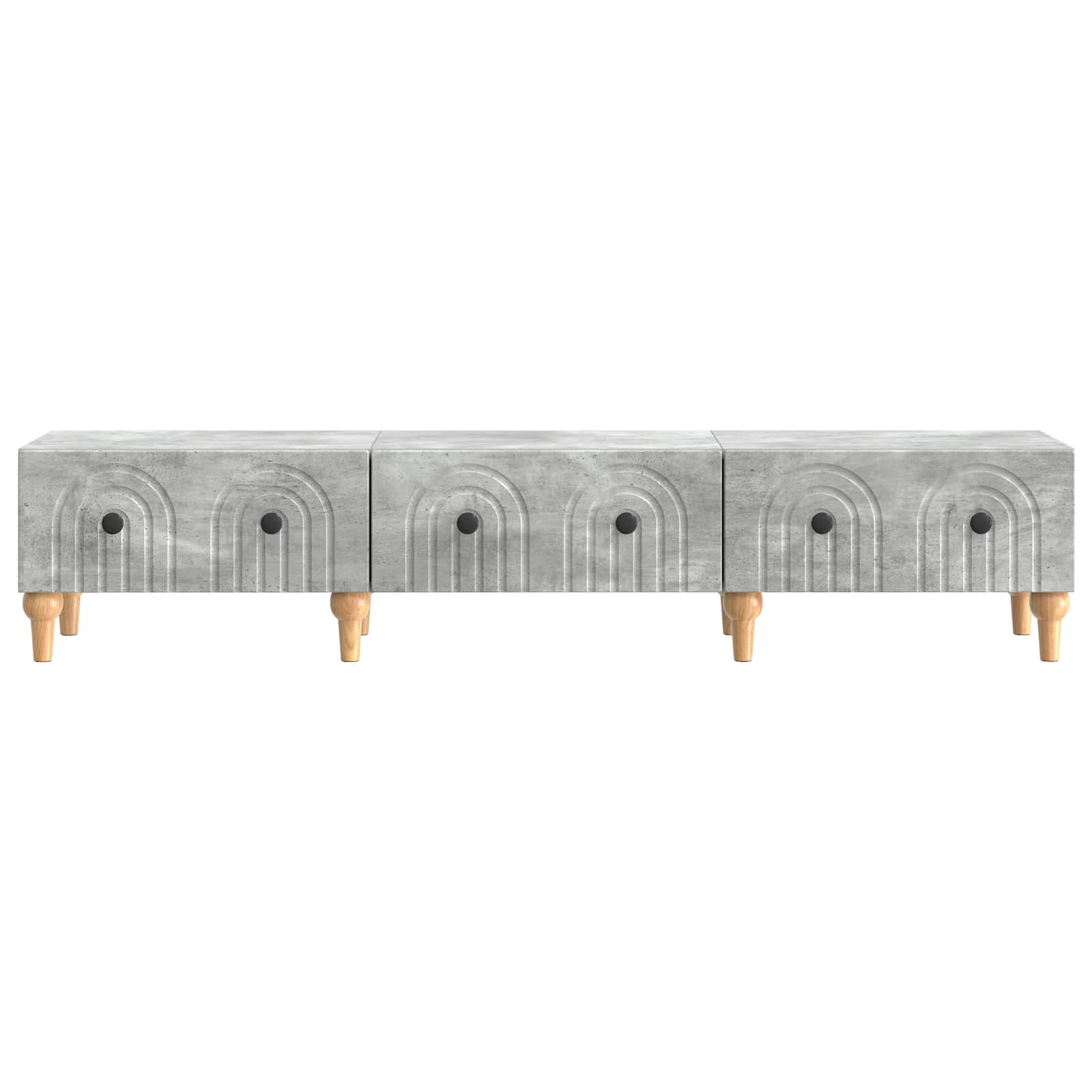 vidaXL Szafka pod telewizor Betonowy szary 147 x 34,5 x 30 cm