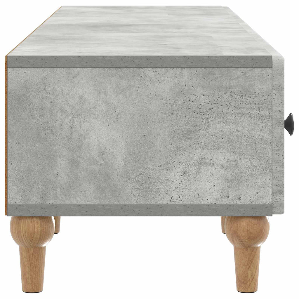 vidaXL Szafka pod telewizor Betonowy szary 147 x 34,5 x 30 cm