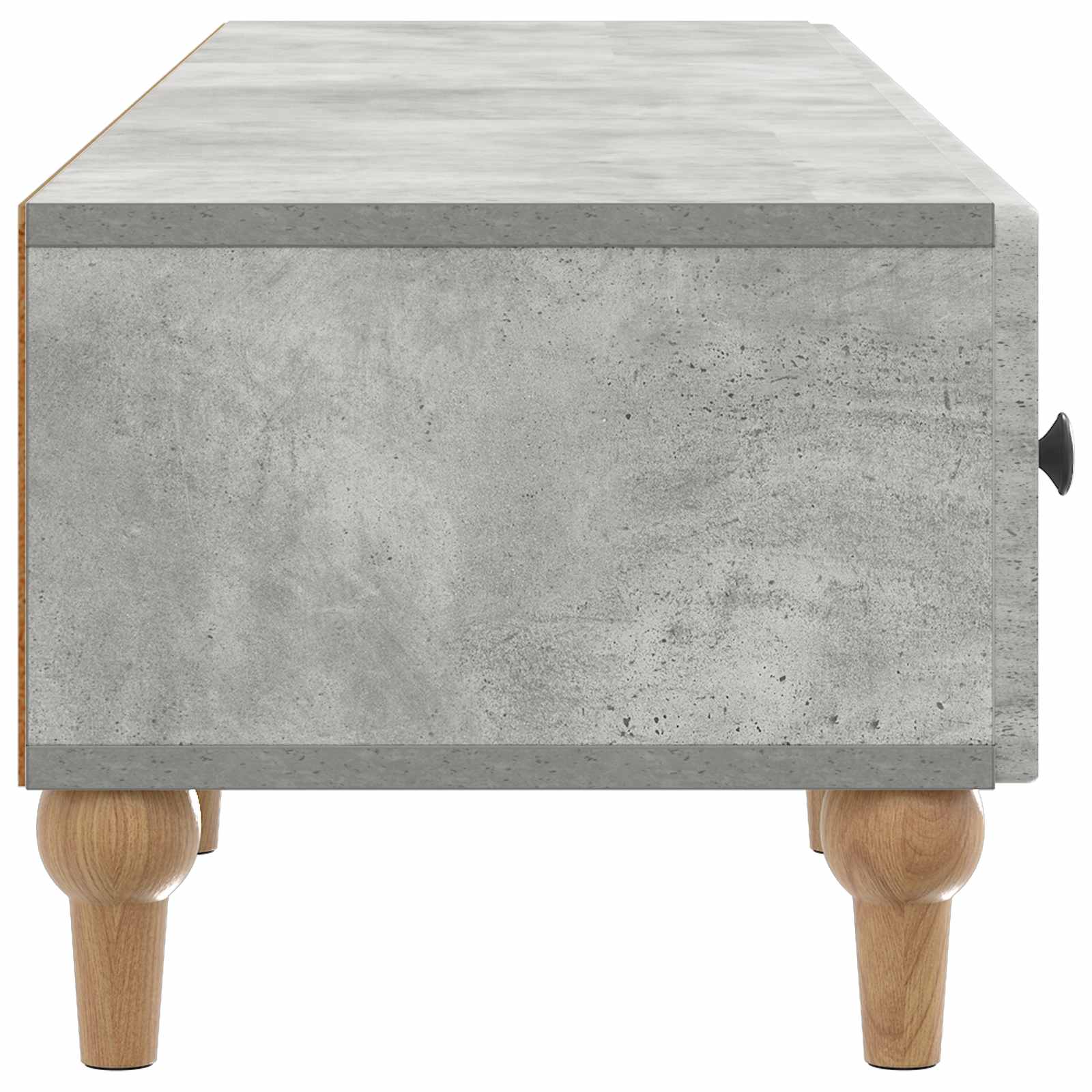 vidaXL Szafka pod telewizor Betonowy szary 147 x 34,5 x 30 cm