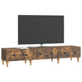 vidaXL Szafka pod telewizor z szufladą Dąb wędzony 147 x 34,5 x 30 cm
