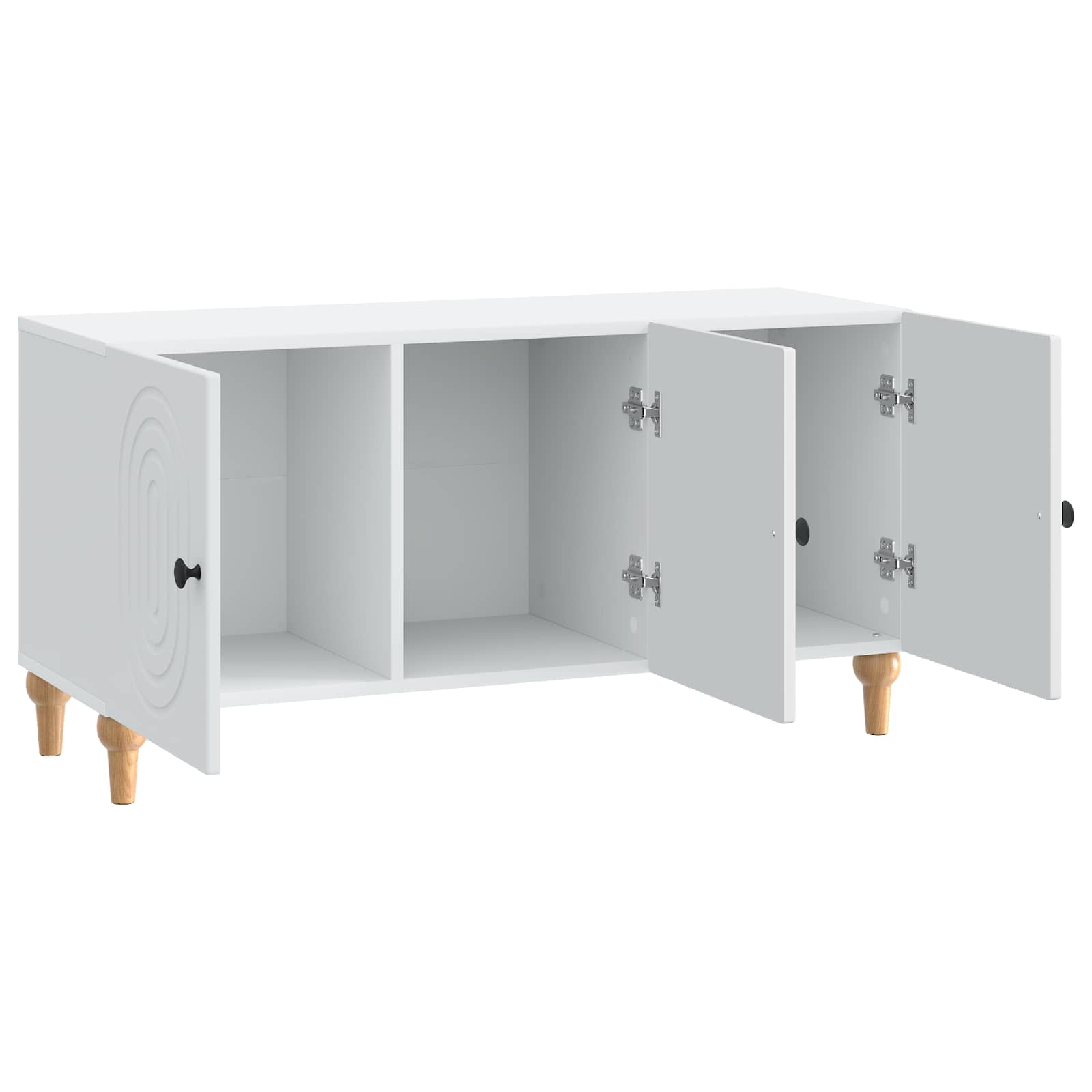 vidaXL Szafka pod telewizor Biały 99 x 34,5 x 50 cm