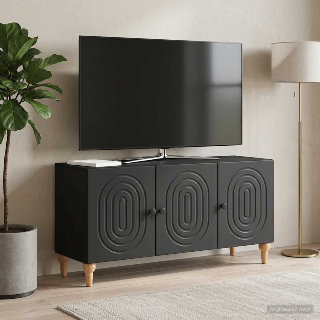 vidaXL Szafka pod telewizor Czarny 99 x 34,5 x 50 cm