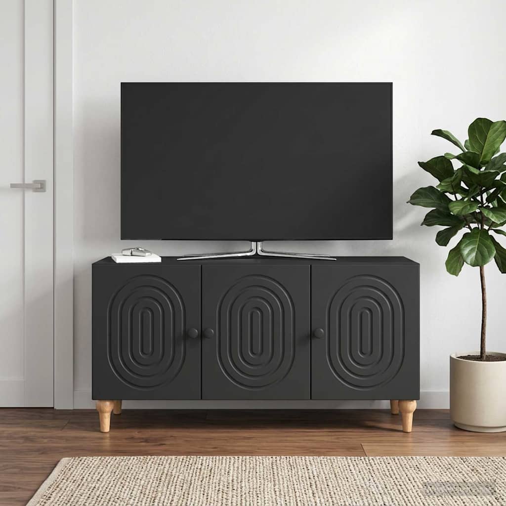 vidaXL Szafka pod telewizor Czarny 99 x 34,5 x 50 cm