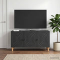 vidaXL Szafka pod telewizor Czarny 99 x 34,5 x 50 cm