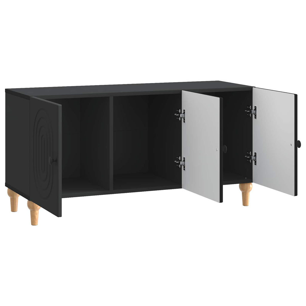 vidaXL Szafka pod telewizor Czarny 99 x 34,5 x 50 cm