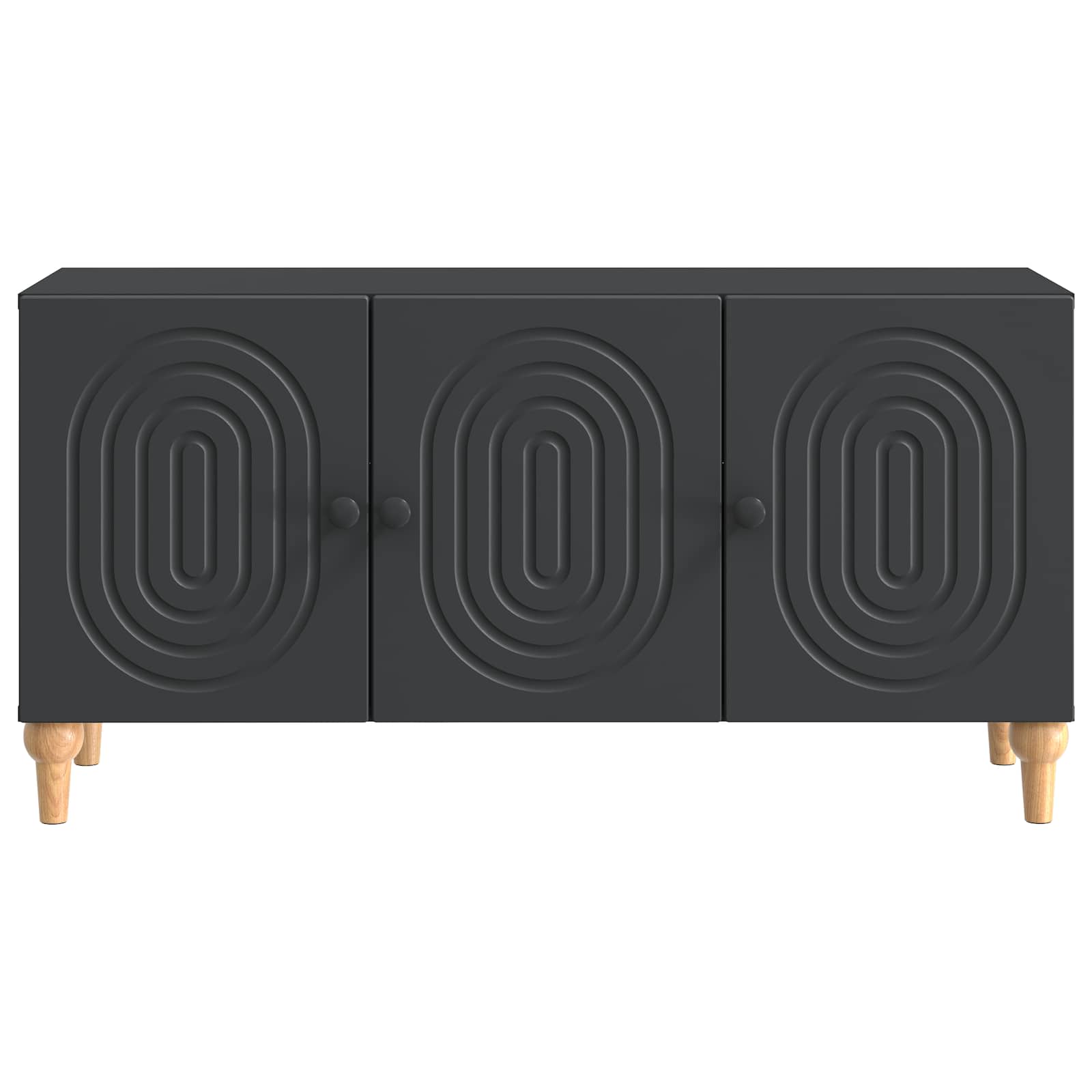 vidaXL Szafka pod telewizor Czarny 99 x 34,5 x 50 cm