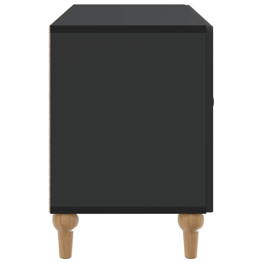vidaXL Szafka pod telewizor Czarny 99 x 34,5 x 50 cm